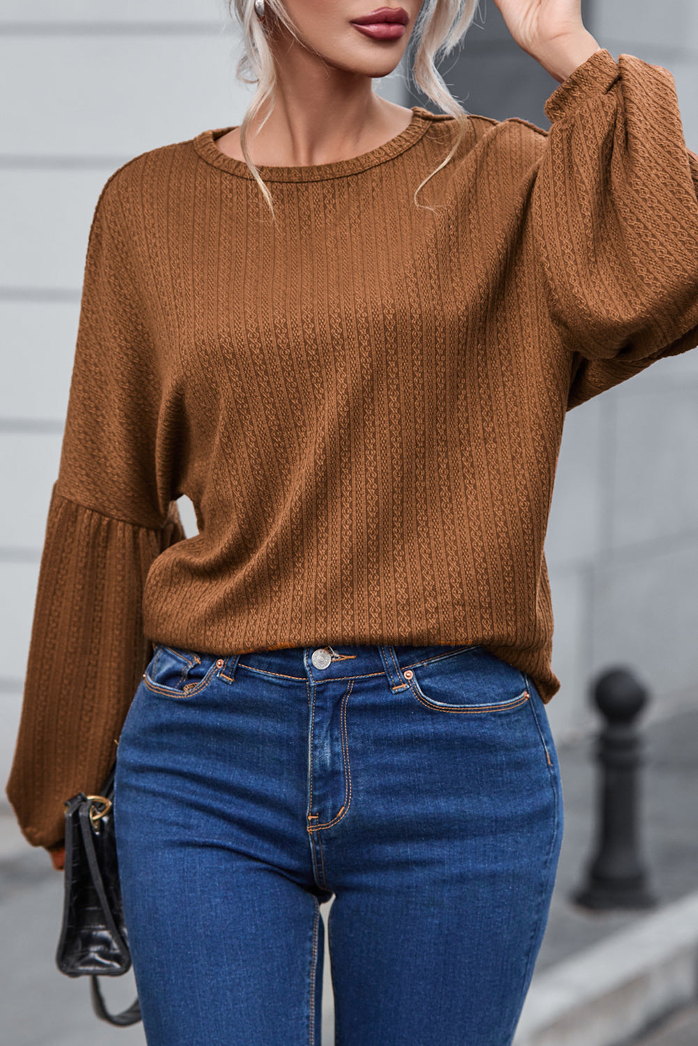 Puffy Long Sleeve Top