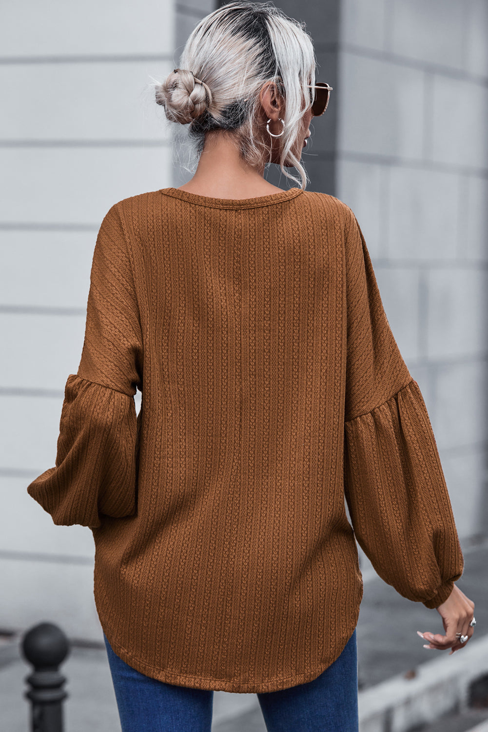 Puffy Long Sleeve Top