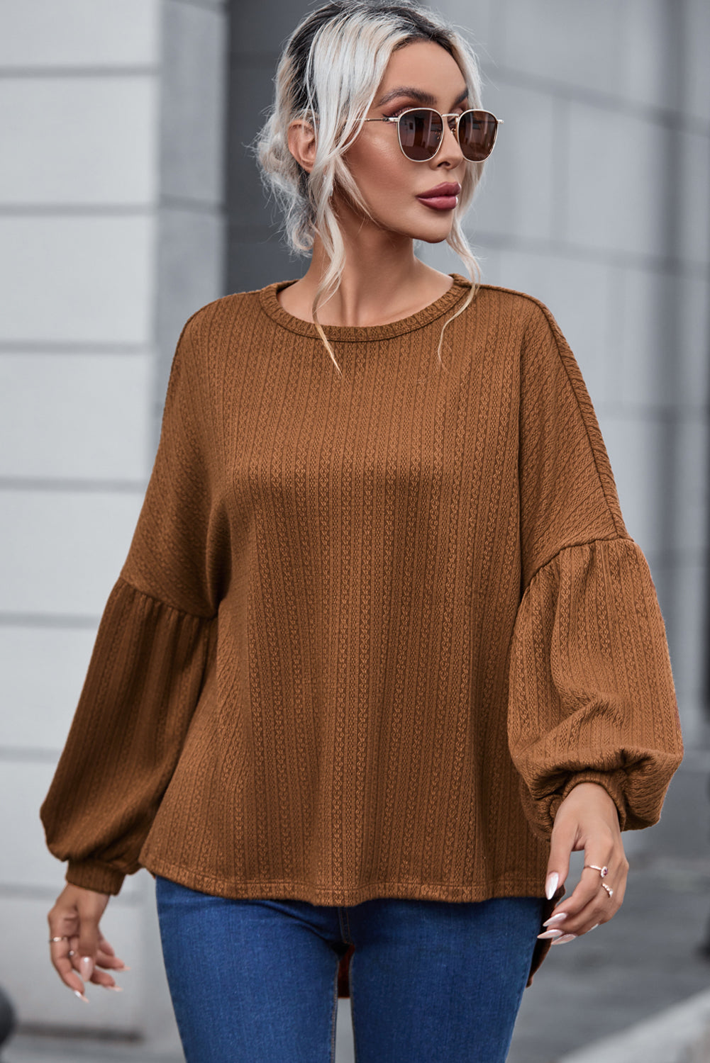 Puffy Long Sleeve Top