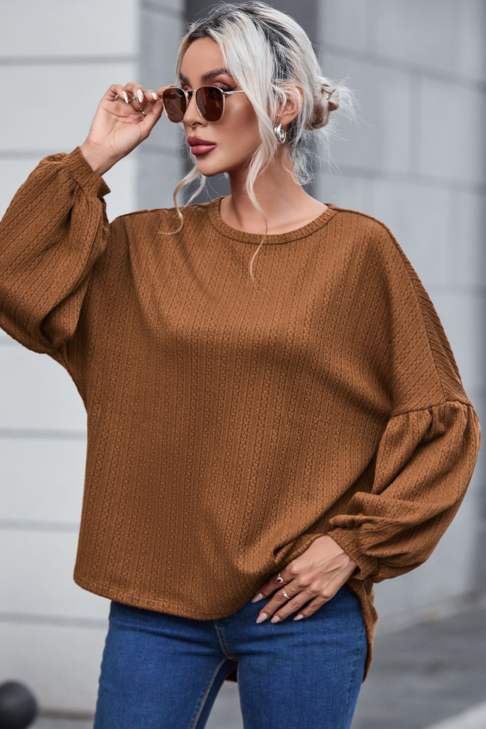 Puffy Long Sleeve Top