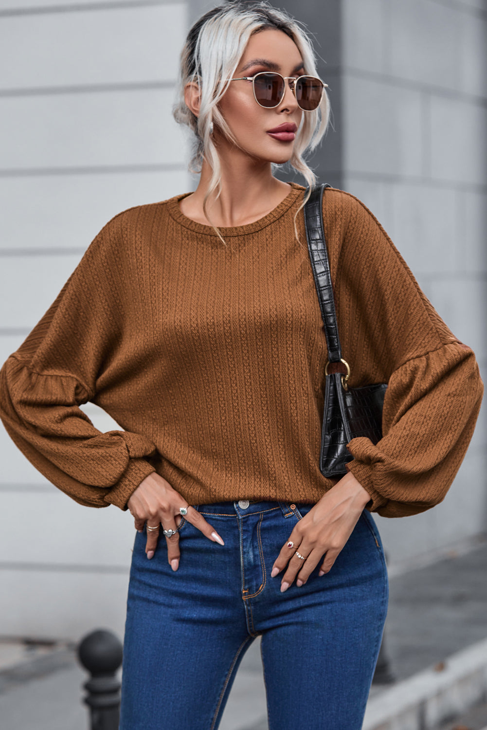 Puffy Long Sleeve Top