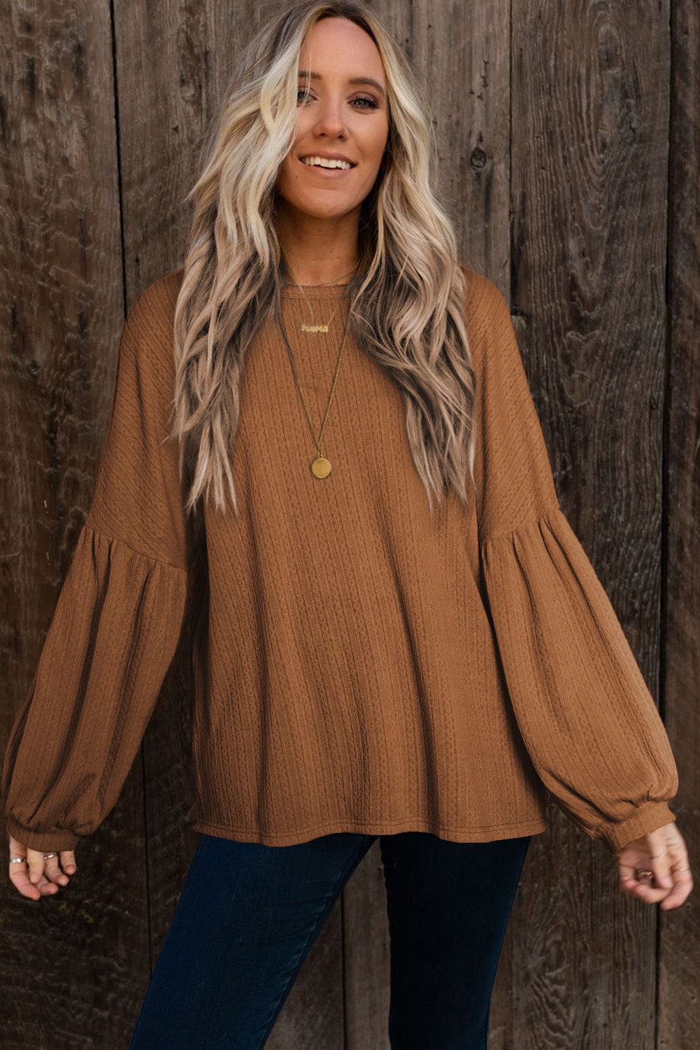 Puffy Long Sleeve Top