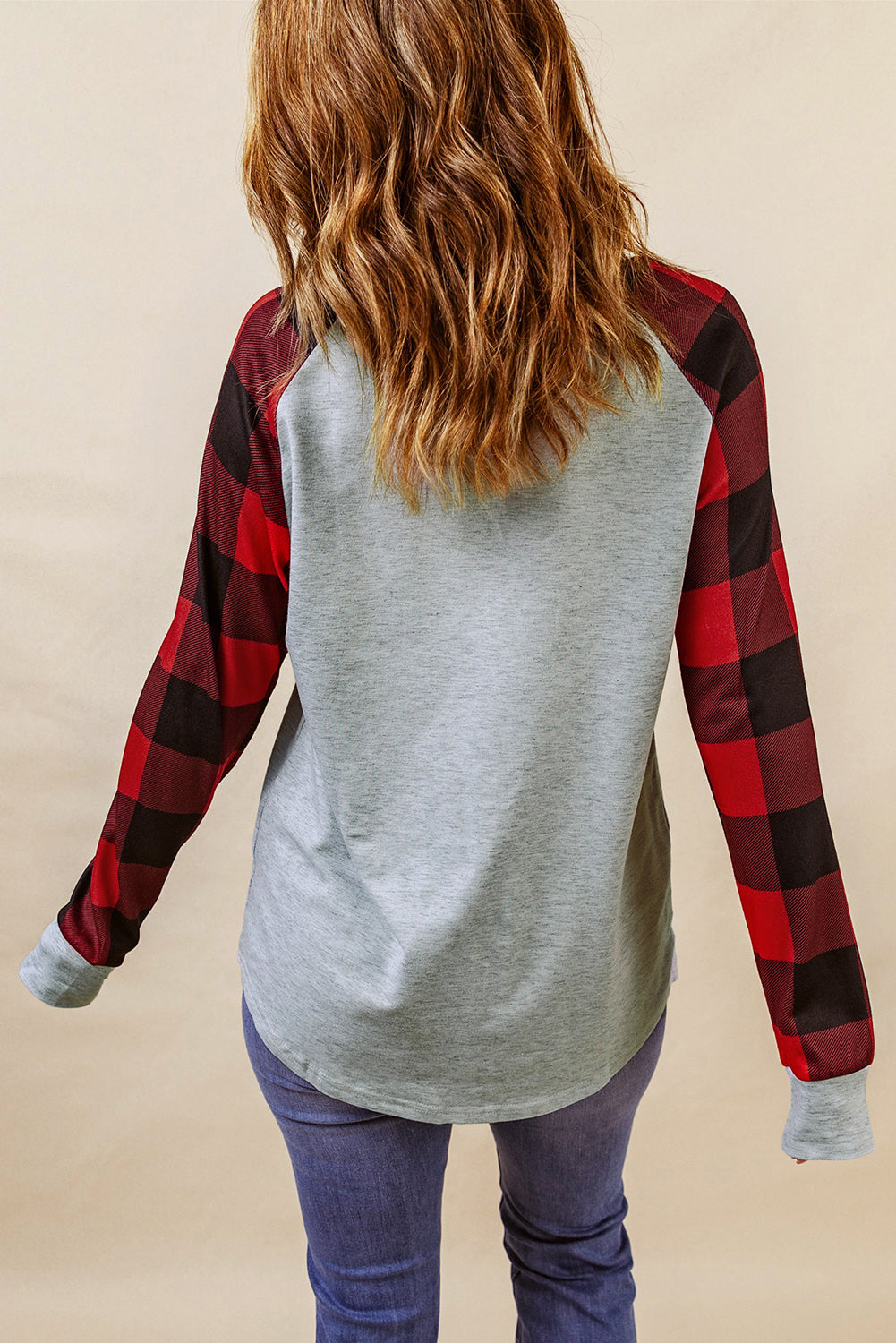 Buffalo Plaid Long Sleeve Top