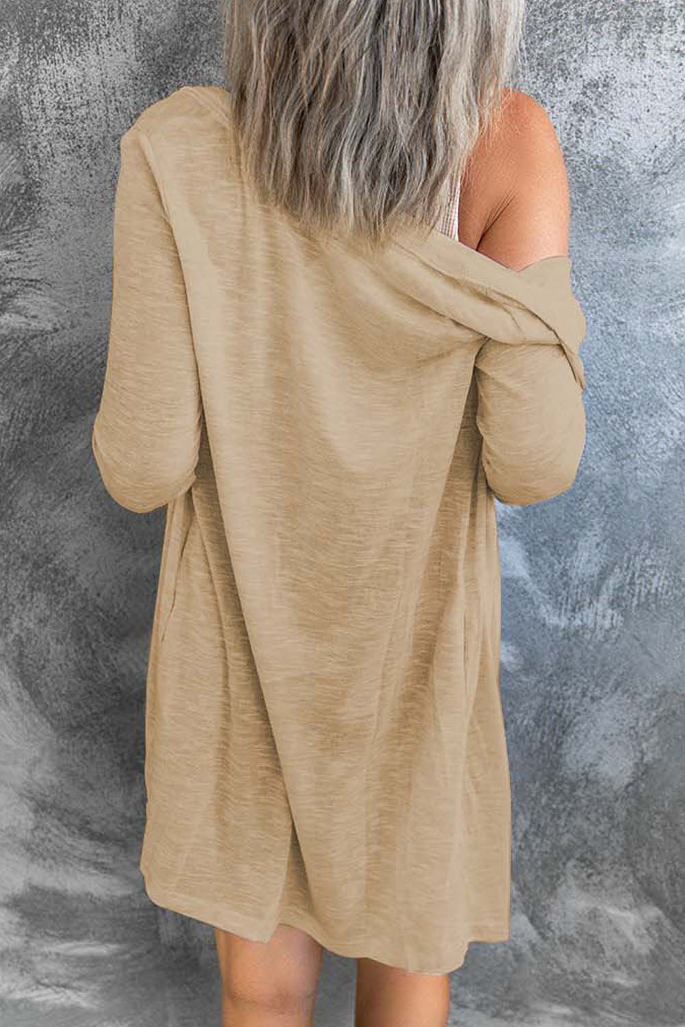 Solid Color Button Cardigan