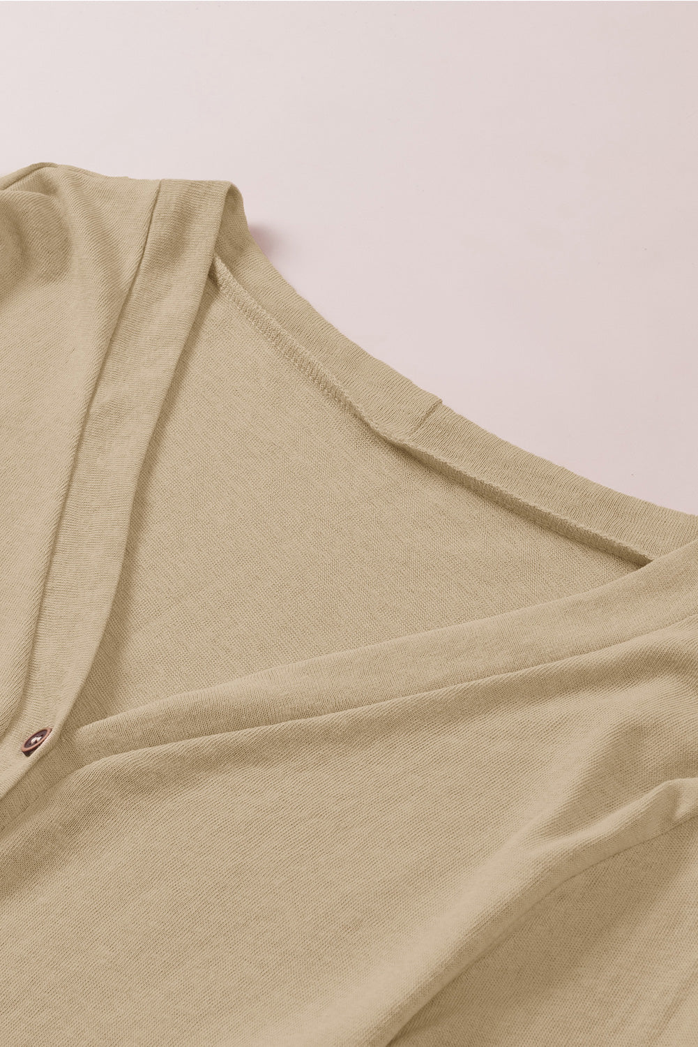 Solid Color Button Cardigan
