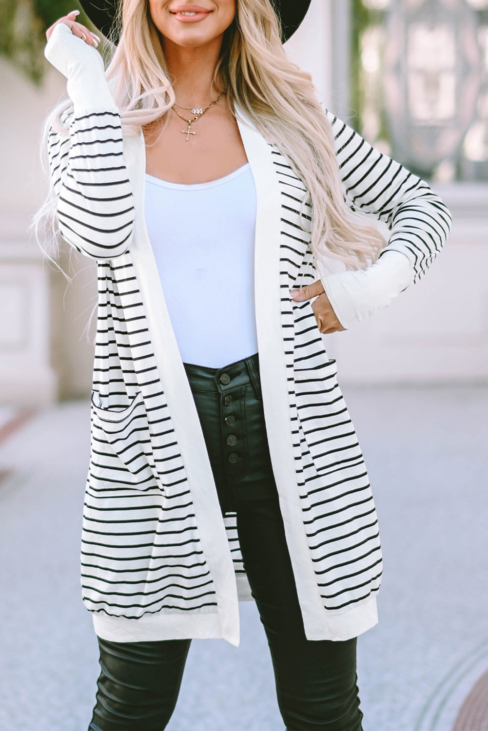 Open Front Cardigan Duster