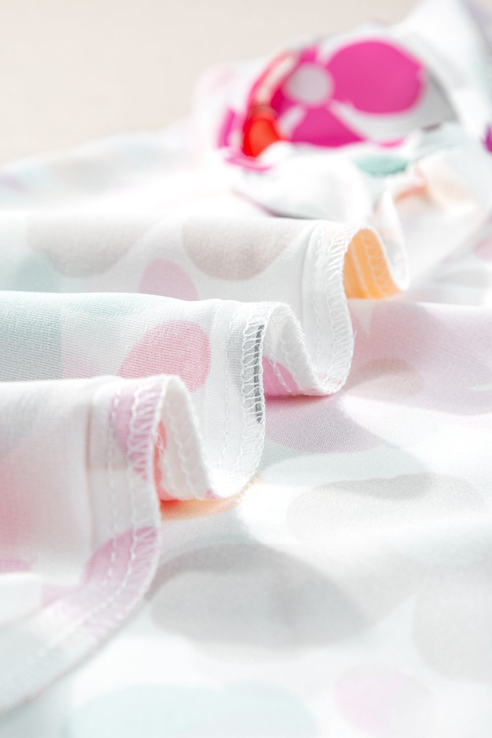 White Floral Tank Top