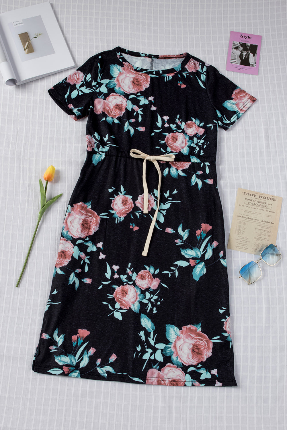 Midi Casual Floral Dress