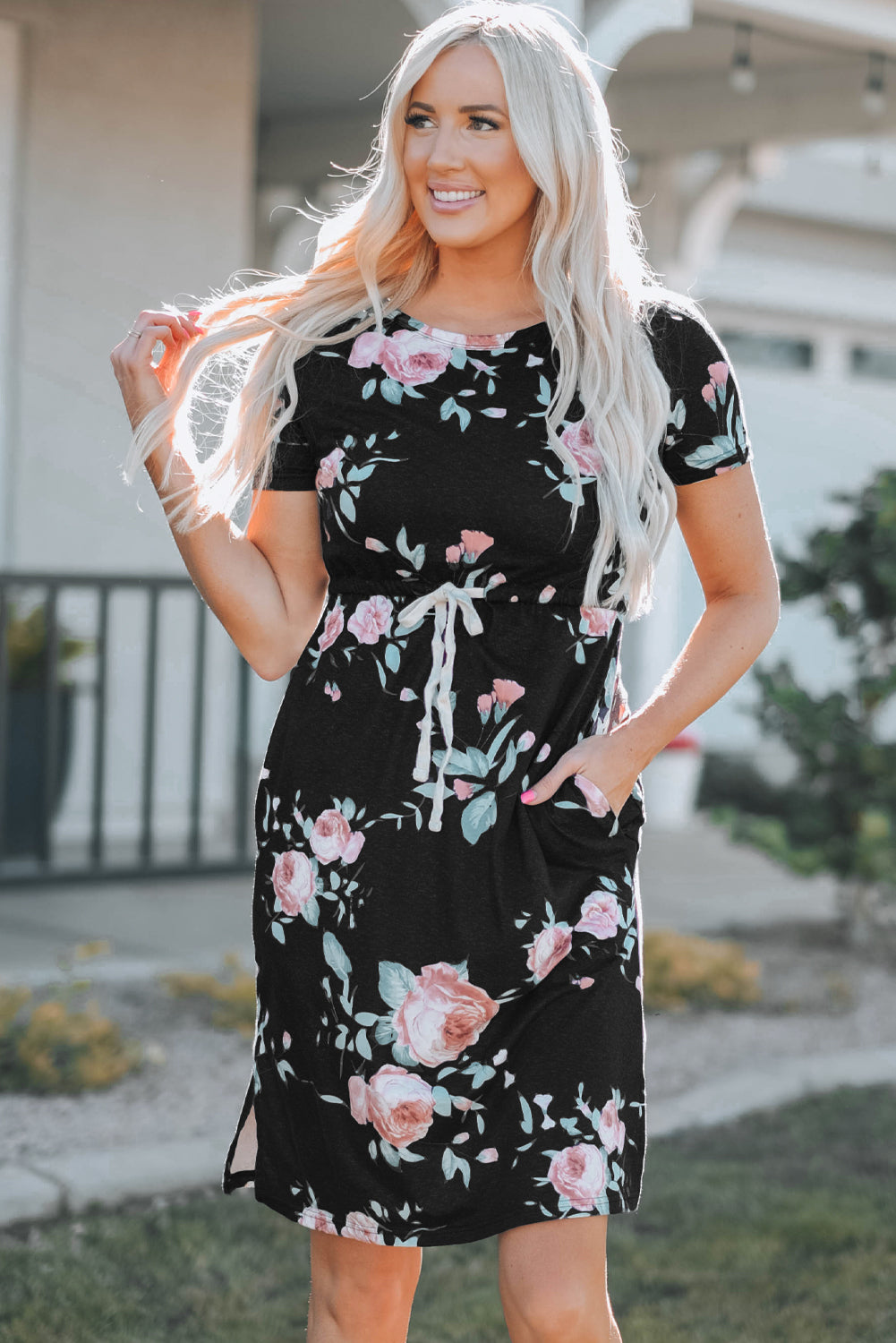 Midi Casual Floral Dress