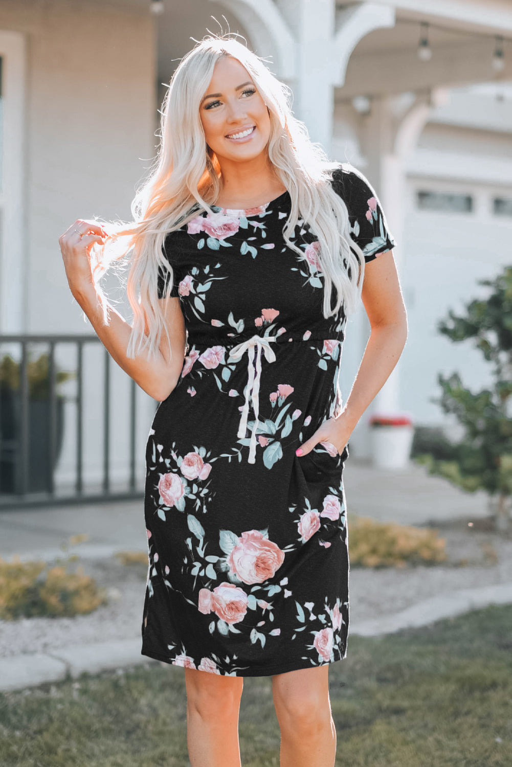 Midi Casual Floral Dress