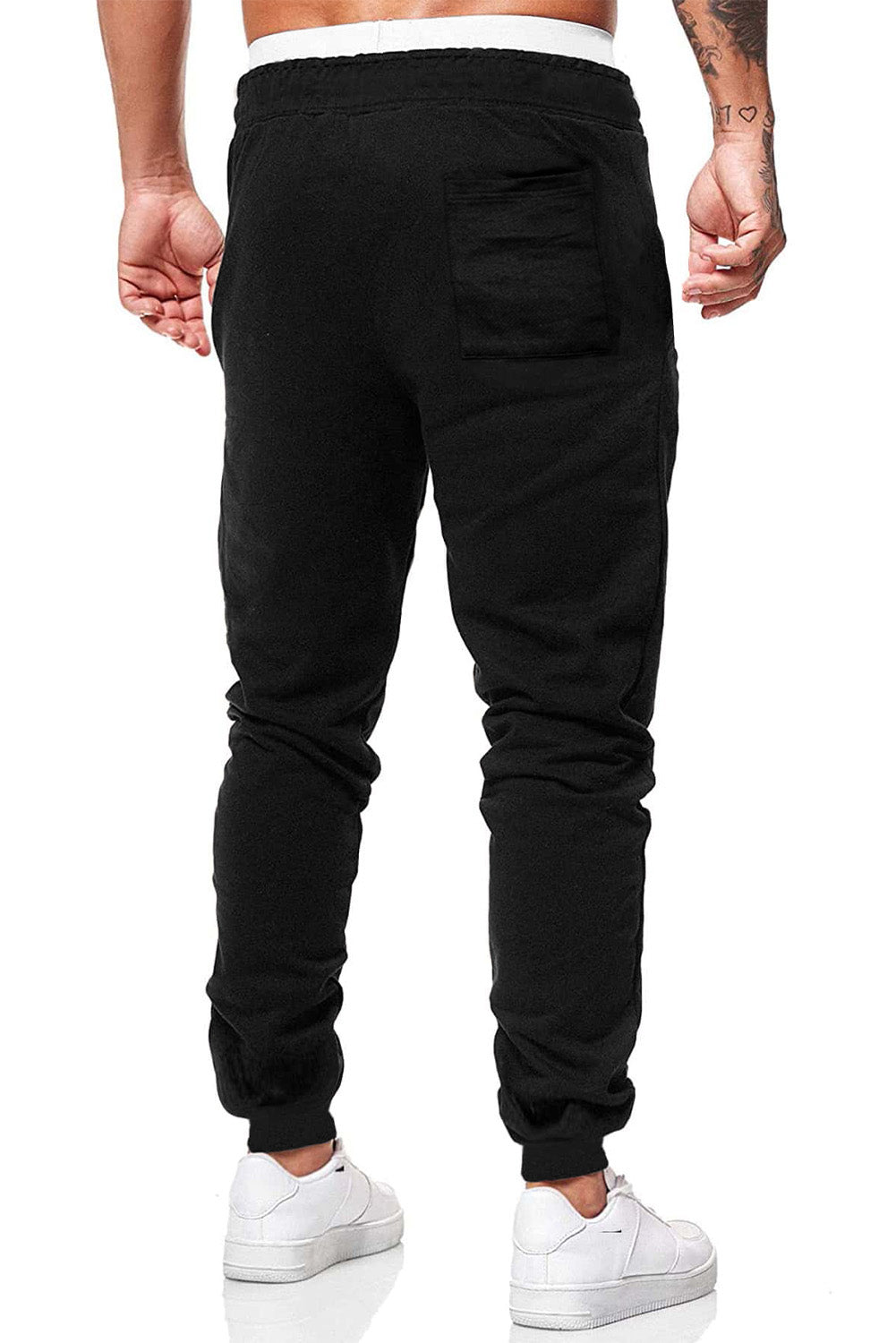 Drawstring Elastic Waist Joggers